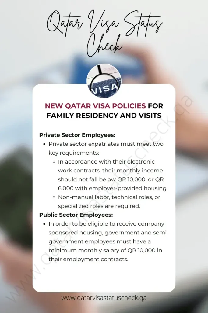 New Qatar Visa Policies for Family Residency and Visits