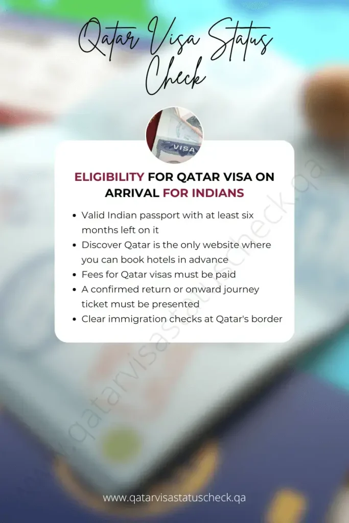 Eligibility for Qatar Visa for Indians