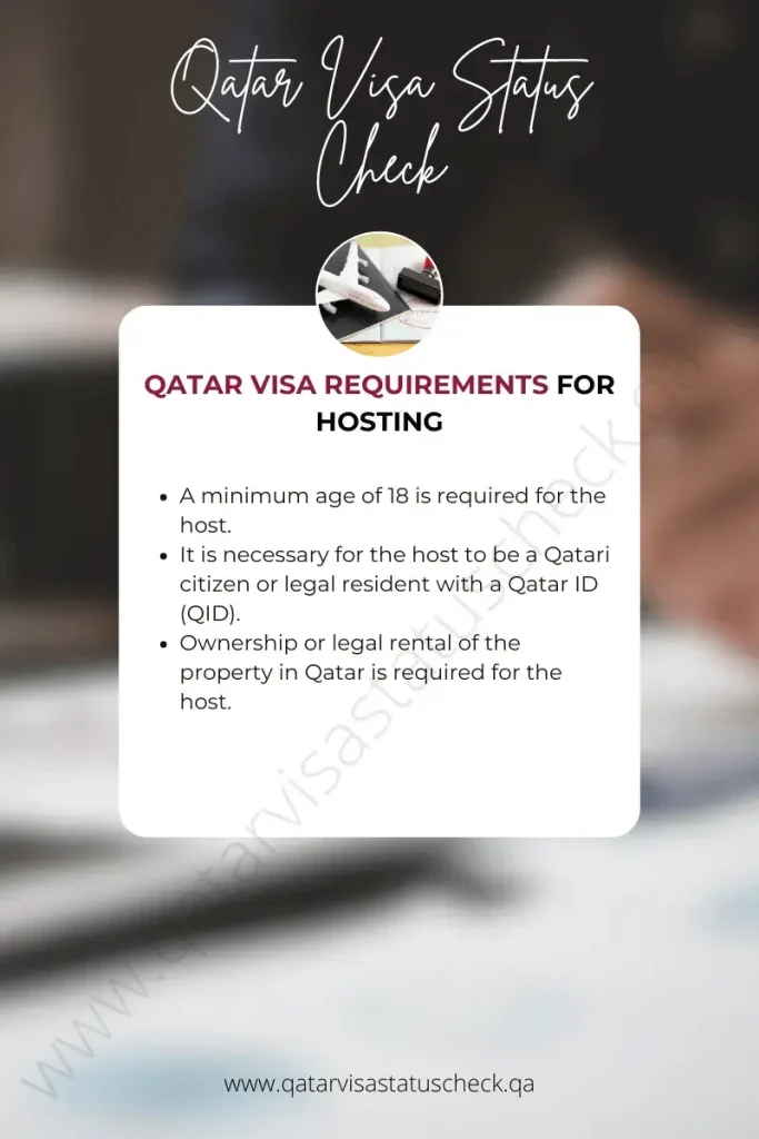 Qatar Visa Requirements for Hosting with Hayya with me visa