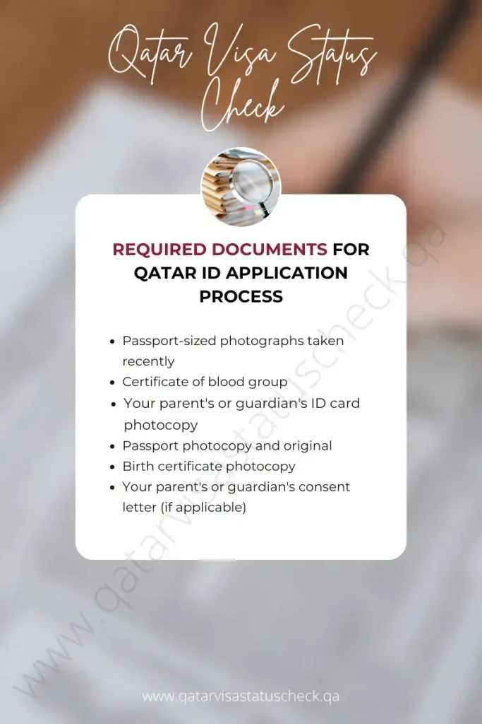 Required Documents for Qatar ID Application Process