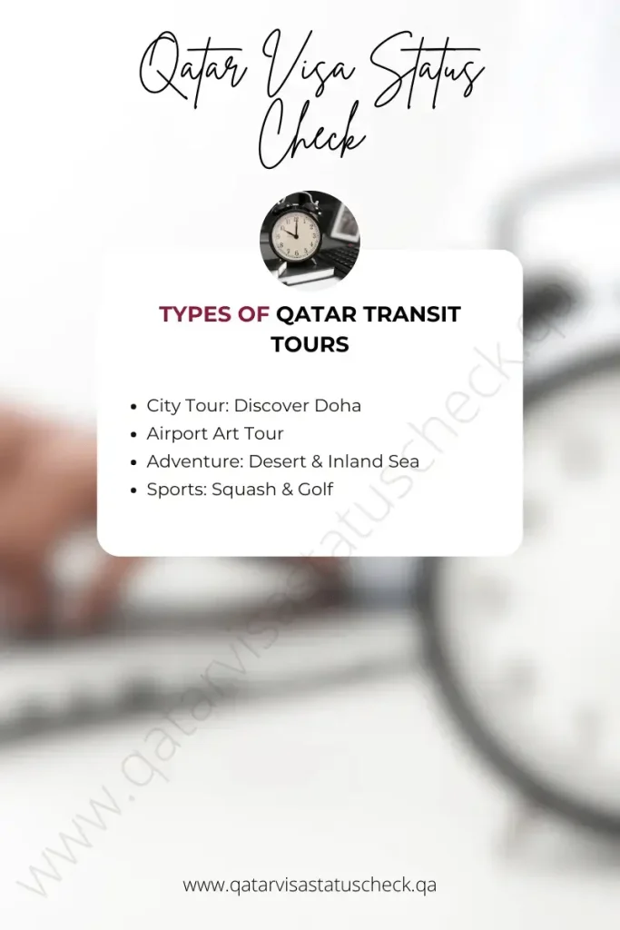 Types of Qatar Airport Transit Tours