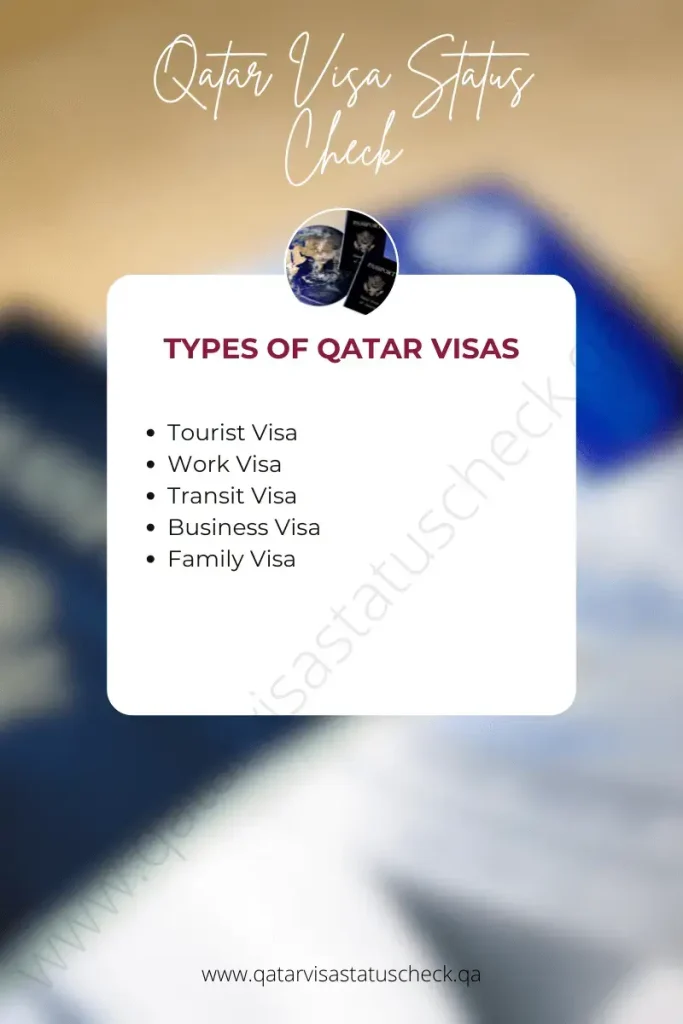 Types of Qatar Visas